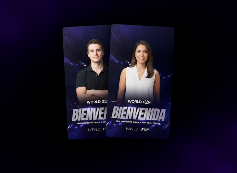 imagen Flyers de bienvenida